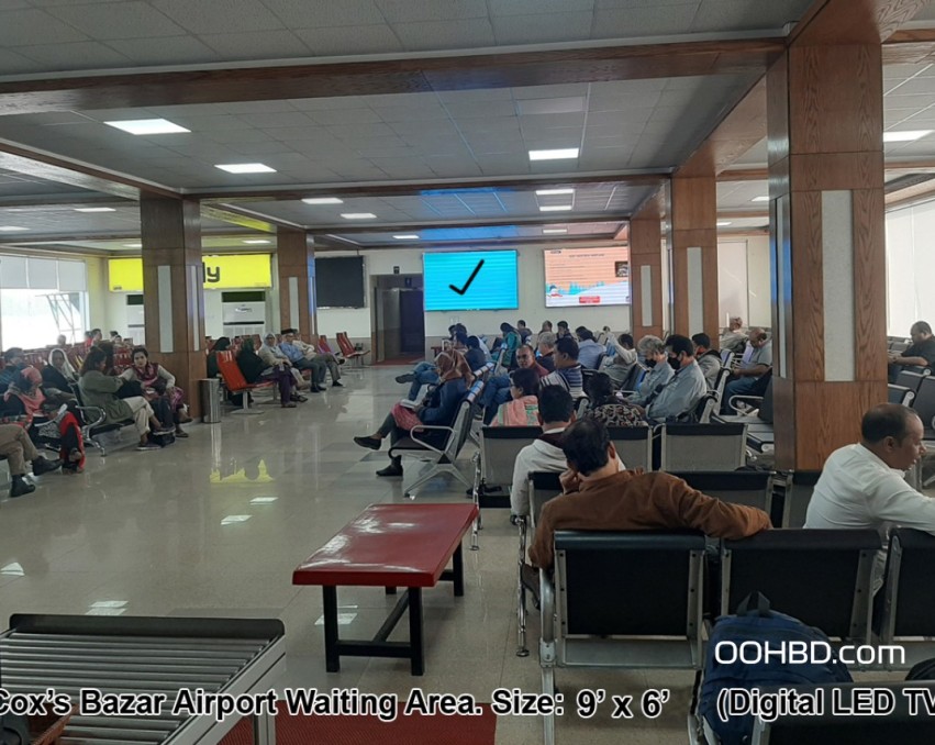 Digital LED TV at Cox's Bazar Airport