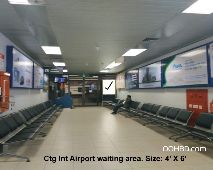 LED Light Box at  Chittagong International Airport