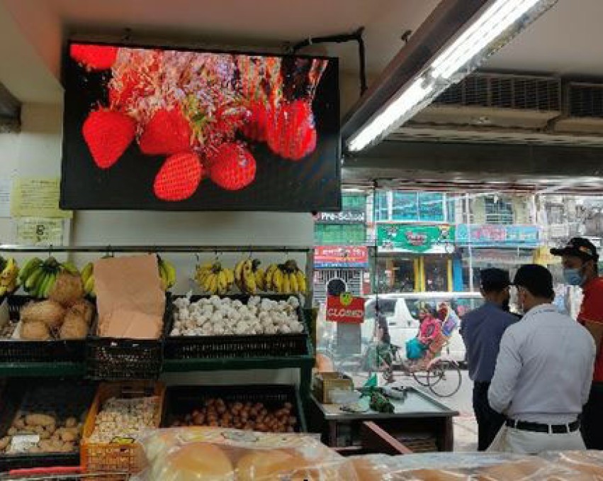 Indoor LED Screen at Meena Bazar Mohammadia