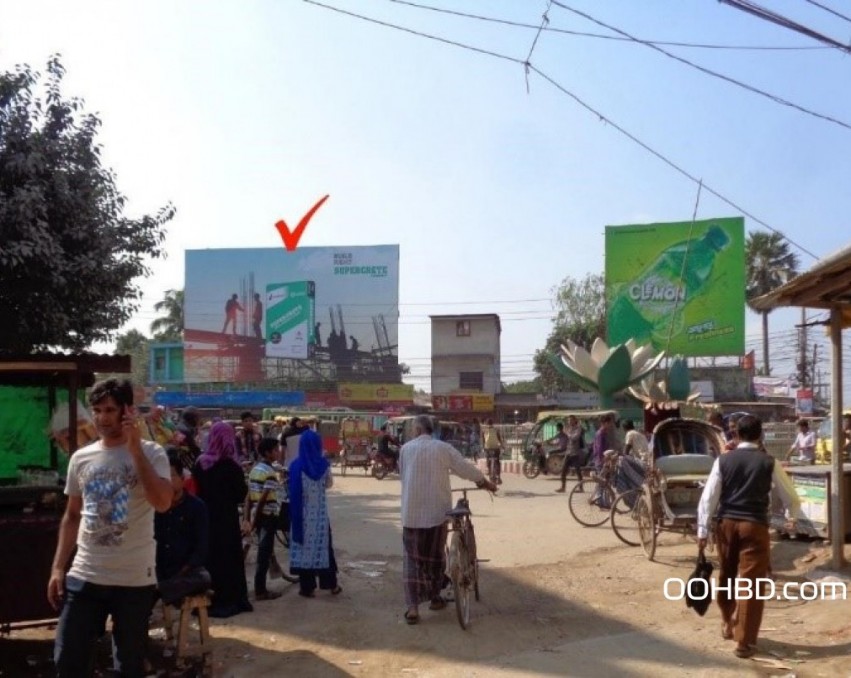 Billboard at Rangpur Shapla chattar